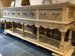 antieke grote eiken sidetable, Huis en Inrichting, Tafels | Sidetables, Ophalen, Antiek/rustiek/landelijk, Eikenhout, 200 cm of meer