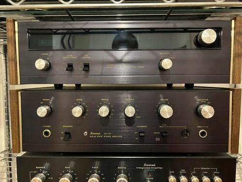 Sansui AU101 -TU505- ES50, Audio, Tv en Foto, Stereoketens, Zo goed als nieuw, Tuner of Radio, Speakers, Overige merken, Losse componenten
