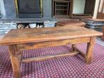 Massief houten salontafeltje, Ophalen, 100 tot 150 cm, Klassiek, Zo goed als nieuw