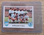 Panini Image Argentinië Eurofootball 82, Ophalen of Verzenden, Gebruikt, Plaatje