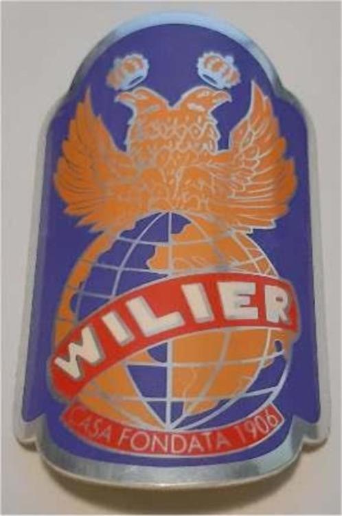 Wilier Triestina aluminium schild plaatje, Fietsen en Brommers, Overige Fietsen en Brommers, Nieuw, Verzenden