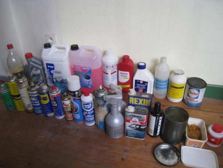 23 produkten vr auto onderhoud: olie, antigel, antiroest enz, Auto diversen, Onderhoudsmiddelen, Ophalen