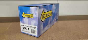 Nieuwe 123inkt Huismerk Toner – Vervangt HP 80A (CF280A) Zwa beschikbaar voor biedingen