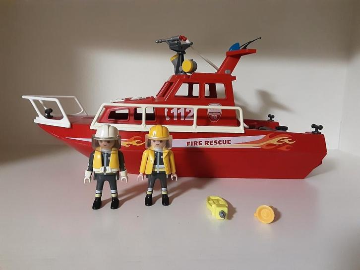 Grand bateau de pompiers PlayMobil avec pompe à incendie, Enfants & Bébés, Jouets | Playmobil, Comme neuf, Ensemble complet, Enlèvement ou Envoi