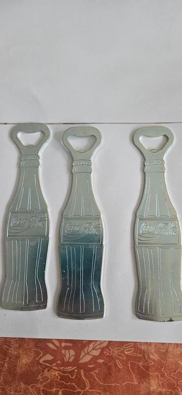 set van 3 Coca-Cola flesopeners