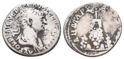 Romeinse valuta, Cappadocië. Caesarea. Trajanus AD 98-117, Postzegels en Munten, Munten | Europa | Niet-Euromunten, Losse munt