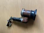 3 tabakspijpen vintage antiek met dekseltje antieke boppard, Ophalen of Verzenden, Gebruikt