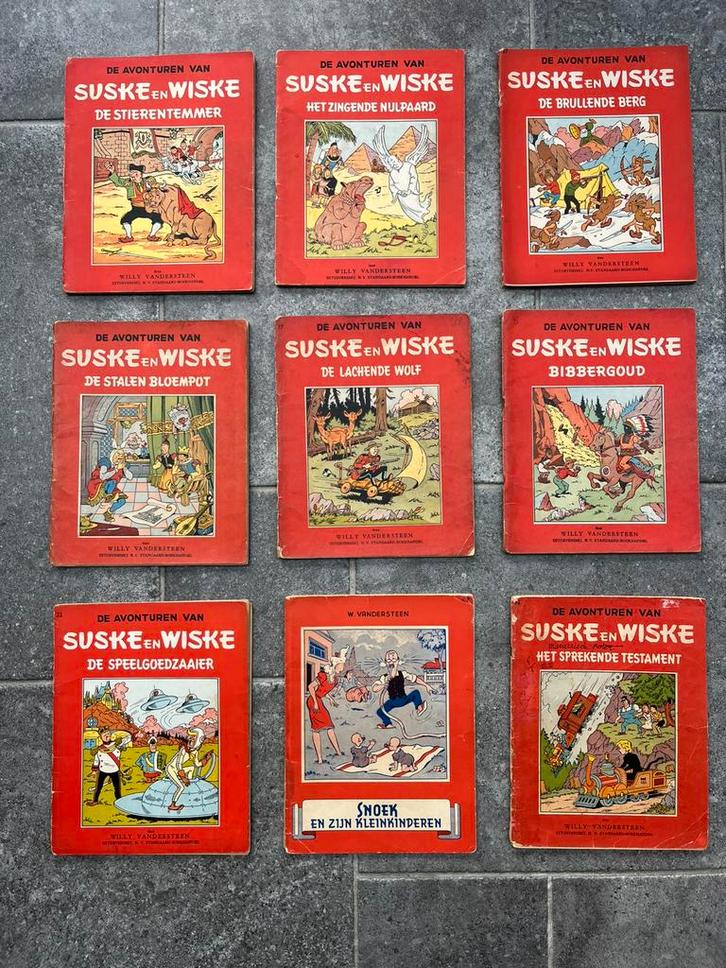 9x Suske en Wiske, Boeken, Stripverhalen, Gelezen, Meerdere stripboeken, Ophalen of Verzenden