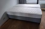Lits jumeaux gratuits avec matelas, Maison & Meubles, Gris, Tissu, Comme neuf, Enlèvement