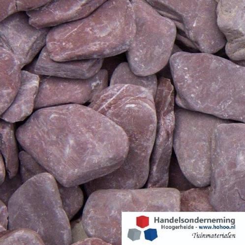 Flat pebbles paars unieke platte afgeronde siergrind tuin, Jardin & Terrasse, Gravier, Rochers & Caillasse, Neuf, Gravier, Violet
