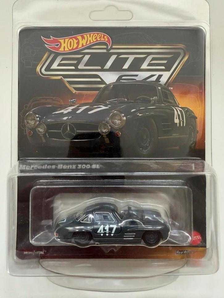 Hot Wheels Elite 64 Mercedes 300 SL, Verzamelen, Speelgoed, Nieuw, Ophalen of Verzenden