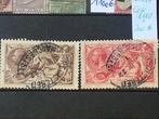 Groot-Brittannië Stanley Gibbons n.153 & 154, Gestempeld