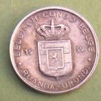 1959 1 franc Congo belge, Postzegels en Munten, Munten | België, Metaal, Ophalen, Losse munt