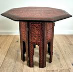 Vintage Sidetable Birma, 25 à 50 cm, Enlèvement ou Envoi, Moins de 50 cm, Autres essences de bois