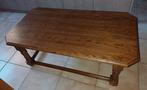 Massieve eiken salon tafel - 55 x 105cm, Huis en Inrichting, Tafels | Salontafels, Ophalen, Zo goed als nieuw