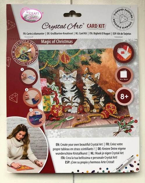 nieuwe DIY set Diamond Painting Crystal Art Craft Buddy poes, Hobby en Vrije tijd, Knutselen, Nieuw, Knutselwerk, Ophalen of Verzenden