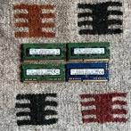 4 x DDR3 RAM (SODIM/Laptop), Informatique & Logiciels, 2 GB, Comme neuf, 1600 & 1066, Laptop