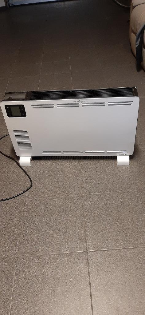 Convectorkachel met thermostaat (ideale bijverwarming), Doe-het-zelf en Bouw, Verwarming en Radiatoren, Zo goed als nieuw, Thermostaat