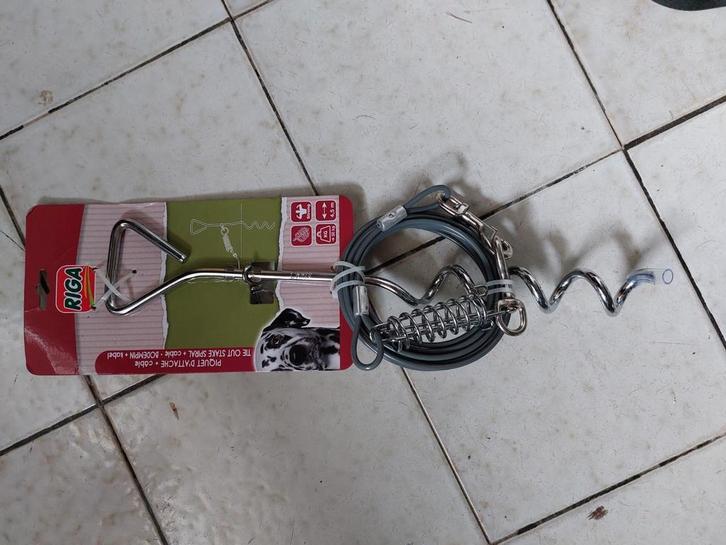 RIGA Piquet d’Attache 4,5 m, Animaux & Accessoires, Accessoires pour chiens, Neuf, Enlèvement