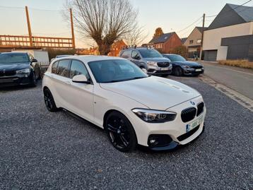 Bmw 120i Lci facelift M-pack reeds blanco gvv, Autos, Cuir, Achat, Entreprise, Noir