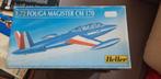 heller 1/72  Fouga Magister  cm 170, 1:72 tot 1:144, Ophalen of Verzenden, Zo goed als nieuw, Vliegtuig