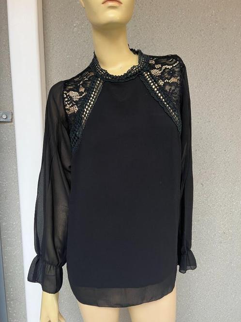 lola liza 38, Vêtements | Femmes, Blouses & Tuniques, Comme neuf, Taille 38/40 (M), Noir, Enlèvement ou Envoi