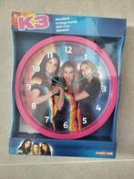 Wandklok K3 NIEUW!, Huis en Inrichting, Woonaccessoires | Klokken, Ophalen, Wandklok