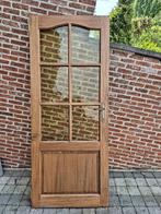Eiken volle deuren, Doe-het-zelf en Bouw, Deuren en Vliegenramen, Ophalen, Zo goed als nieuw, Glas, Binnendeur