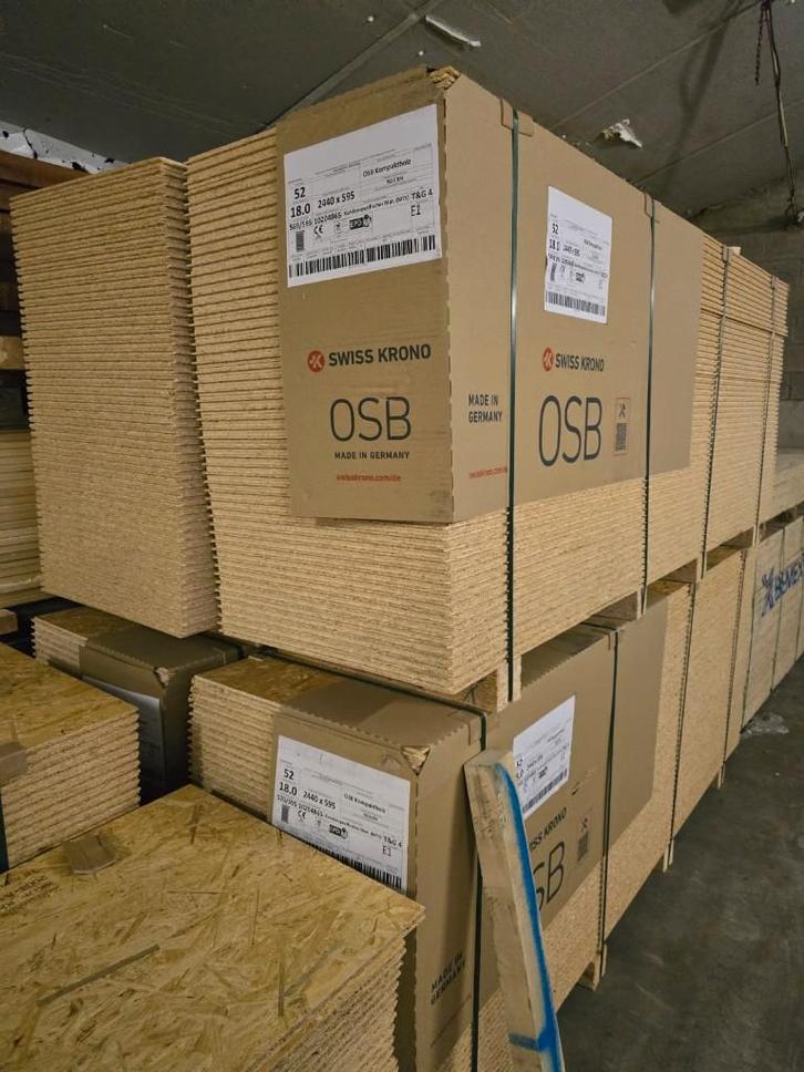 OSB 3 Platen - Bezorgd of Afhalen, Doe-het-zelf en Bouw, Platen en Panelen, Nieuw, Hout, Minder dan 20 mm, Ophalen of Verzenden