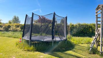 Salta trampoline 3m80, Kinderen en Baby's, Speelgoed | Buiten | Trampolines, Ophalen of Verzenden, Gebruikt