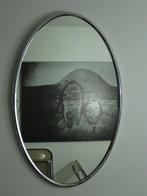 Miroir ovale chromé années 70, Ovale, Moins de 50 cm, Enlèvement, Moins de 100 cm