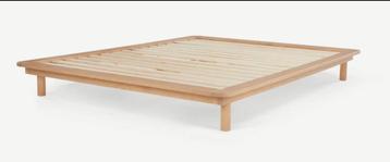 King size bed in great condition, Huis en Inrichting, Ophalen, Beige, Tweepersoons, 180 cm