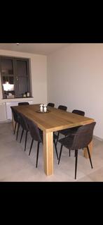 Eiken massieve eettafel, perfecte staat, Huis en Inrichting, Tafels | Eettafels, Ophalen, Zo goed als nieuw