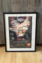 Slipknot - Signed poster, Collections, Posters & Affiches, Musique, Avec cadre, Utilisé, Enlèvement ou Envoi