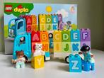 Lego Duplo Alfabetvrachtwagen, Ophalen, Zo goed als nieuw, Complete set, Duplo