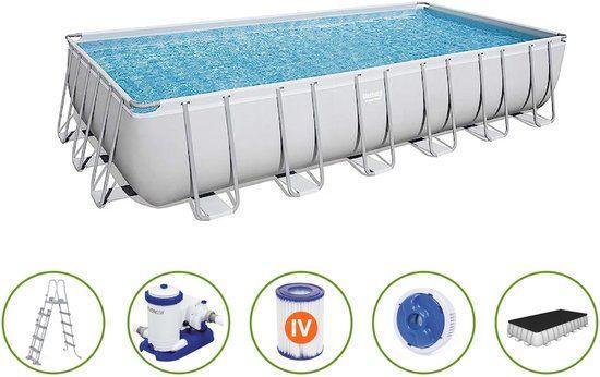 intex zwembad 732x366x132, Jardin & Terrasse, Piscines, Utilisé, Piscines hors sol, 120 cm ou plus, 400 cm ou plus, 300 cm ou plus