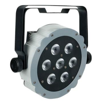4 x Showtec Compact Par 7 Q4 RGBW + case beschikbaar voor biedingen