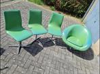 Vintage - 3 stoelen en zeteltje - gekocht in 1973, Huis en Inrichting, Stoelen, Vier, Gebruikt, Ophalen of Verzenden