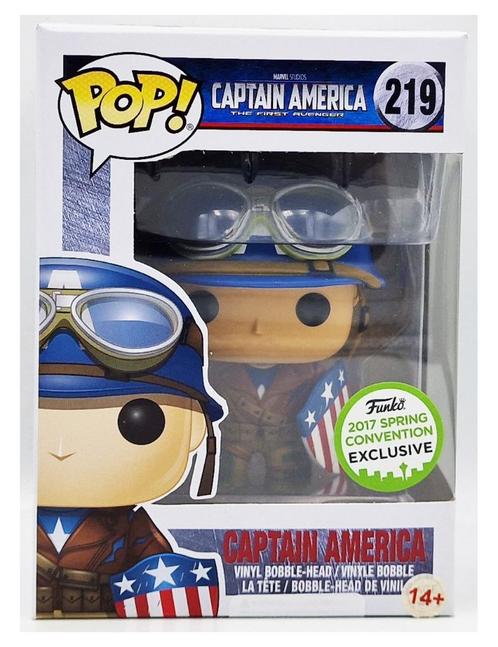 Funko POP Marvel Captain America - Captain America (219), Verzamelen, Poppetjes en Figuurtjes, Zo goed als nieuw, Verzenden