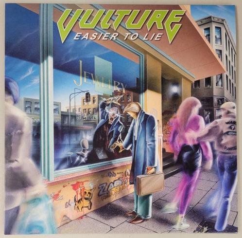 VULTURE - Easier To Lie (Blue Vinyl) NEW, CD & DVD, Vinyles | Hardrock & Metal, Neuf, dans son emballage, Envoi