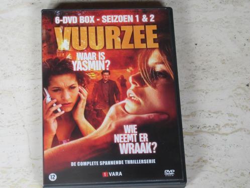 Vuurzee seizoen 1,2, Cd's en Dvd's, Dvd's | Tv en Series, Zo goed als nieuw, Thriller, Vanaf 12 jaar, Ophalen of Verzenden