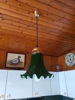 Vintage hanglamp 60s, Ophalen, Zo goed als nieuw, Glas