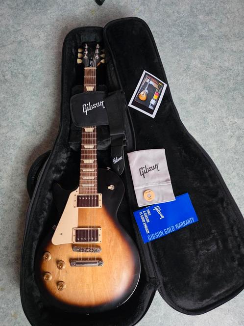 Gibson Les Paul Tribute Tobacco Burst Lefty/ Linkshandig, Muziek en Instrumenten, Snaarinstrumenten | Gitaren | Elektrisch, Zo goed als nieuw