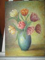 Schilderij "Bloemvaas", zonder kader, Antiek en Kunst, Ophalen of Verzenden