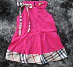 Mooi Kleed Jurk Roze Burberry-patroon Maat 104, Comme neuf, Fille, Robe ou Jupe, Enlèvement ou Envoi