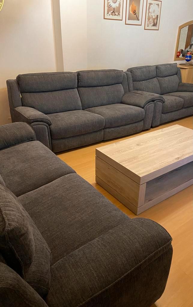 COMPLETE salon ztels 3 +3+2zit met RELAXfuncie, Huis en Inrichting, Zetels | Complete zithoeken, Zo goed als nieuw, Ophalen