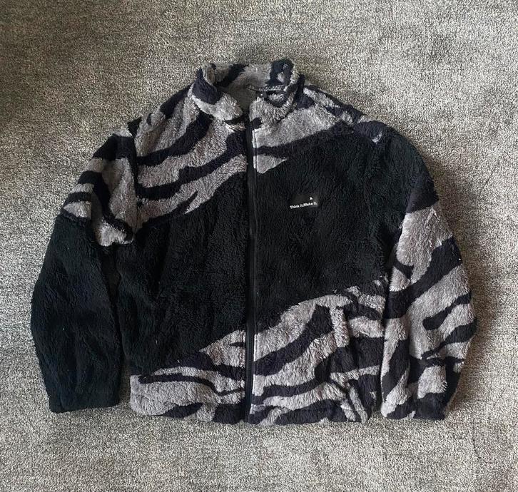 Fleece voor heren, Kleding | Heren, Jassen | Winter, Zo goed als nieuw, Zwart, Ophalen of Verzenden