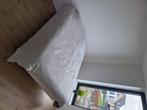 Boxspring Ikea 160x200 matras sleeplife, Huis en Inrichting, 180 cm, Modern, Gebruikt, Wit