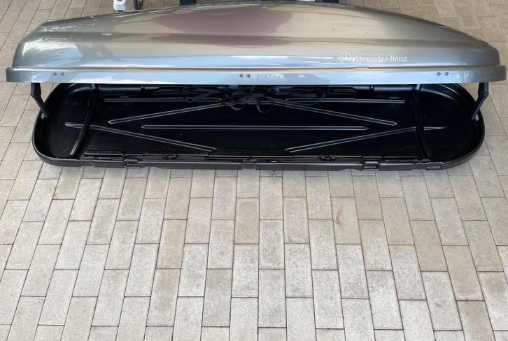 Originele Mercedes-Benz XL dakkoffer skibox thule, Auto diversen, Dakkoffers, Zo goed als nieuw, Ophalen