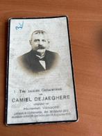 Rouwkaart C.Dejaeghere ° Lichtervelde 1871 + 1927, Collections, Images pieuses & Faire-part, Carte de condoléances, Envoi